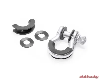 Quadratec 3/4" D-Ring Isolator Kits Black - 92144 7050